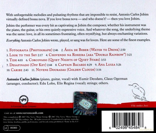 Antonio Carlos Jobim: For Lovers [CD]