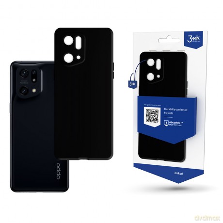 Oppo Find X5 - 3mk Matt Case black
