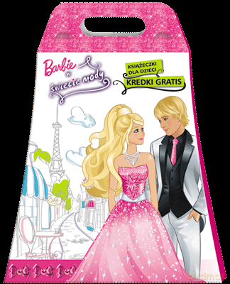 Barbie w świecie mody + kredki [KSIĄŻKA]
