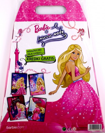 Barbie w świecie mody + kredki [KSIĄŻKA]