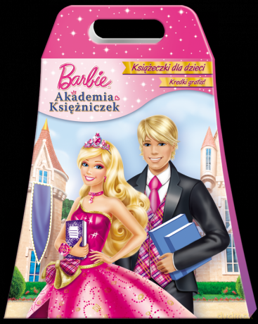 Barbie. Akademia księżniczek + kredki [KSIĄŻKA]