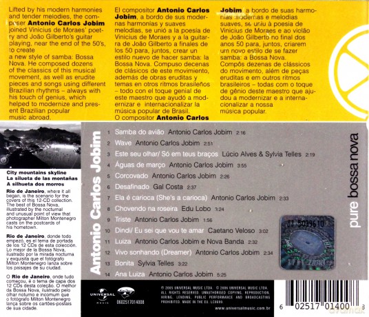 Antonio Carlos Jobim: Pure Bossa Nova [CD]