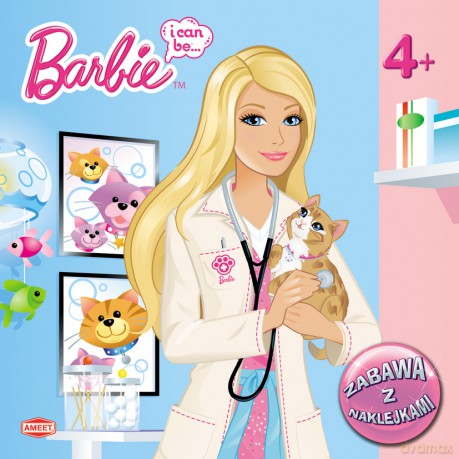 Barbie zabawa z naklejkami ZN101 [KSIĄŻKA]