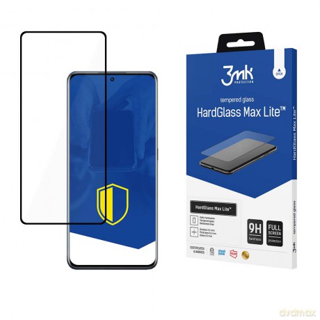 Xiaomi 12/12X Black - 3mk HardGlass Max Lite