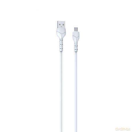Devia kabel Kintone USB - microUSB 1,0 m 2,1A biały zestaw 30 szt V2
