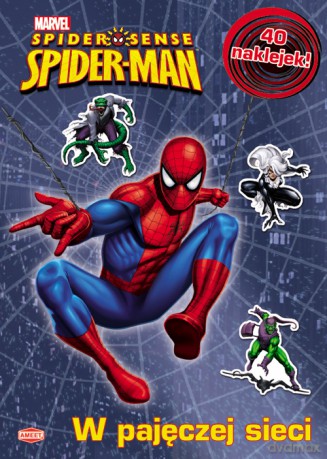 Spider-man. W pajęczej sieci + naklejki [KSIĄŻKA]