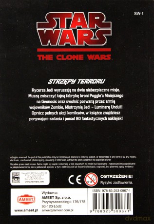 Star wars: the clone wars - strzępy terroru (Gwiezdne wojny) (Star Wars) [KSIĄŻKA]