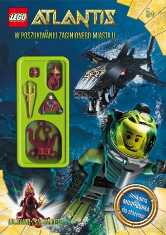 Lego Atlantis w poszukiwaniu zaginionego miasta II + figurka lego [KSIĄŻKA]