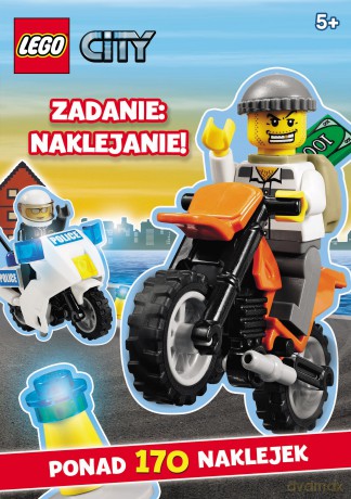 Lego city. Zadanie naklejanie [KSIĄŻKA]
