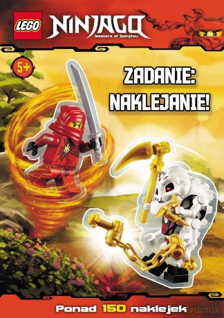 Lego ninjago. Zadanie naklejanie [KSIĄŻKA]