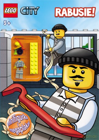 Lego city. Rabusie + figurka [KSIĄŻKA]