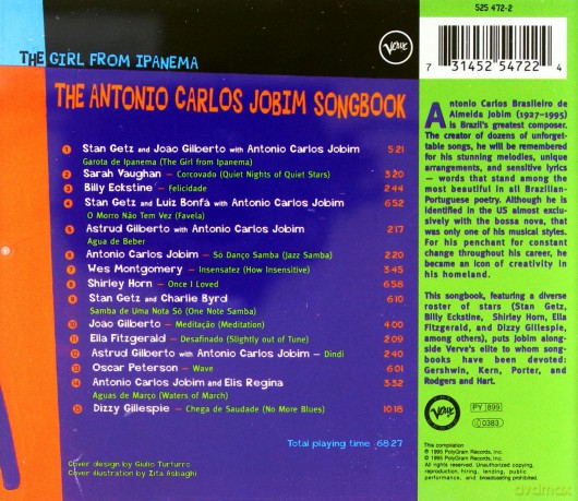 Antonio Jobim: The Girl From Ipanema [CD]