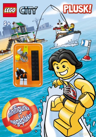 Lego city. Plusk + figurka [KSIĄŻKA]