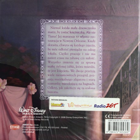 Księżniczka i żaba [KSIĄŻKA]+[CD]