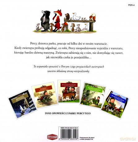 Opowieści z parku Percy'ego: przejażdżka z Percym - Nick Butterworth [KSIĄŻKA]