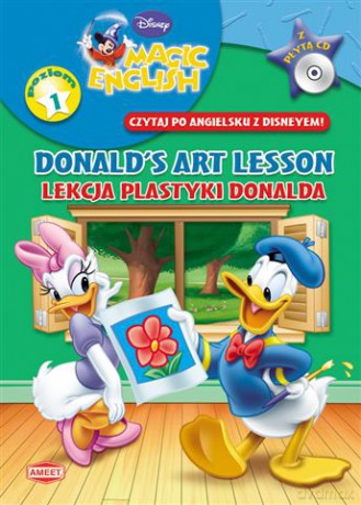 Donald's art lesson (lekcja plastyki Donalda) [KSIĄŻKA]+[CD]