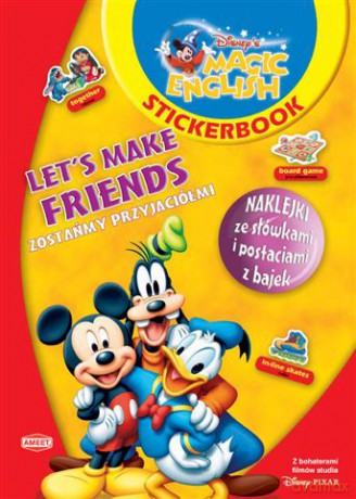 Let's make friends (zostańmy przyjaciółmi) + naklejki [KSIĄŻKA]