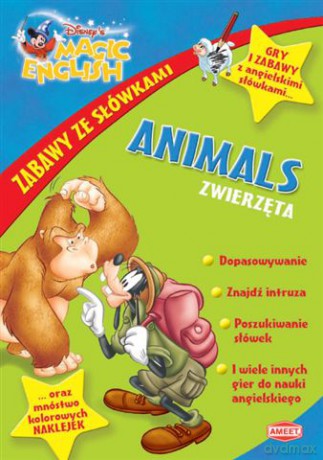 Animals (zwierzęta) + naklejki [KSIĄŻKA]