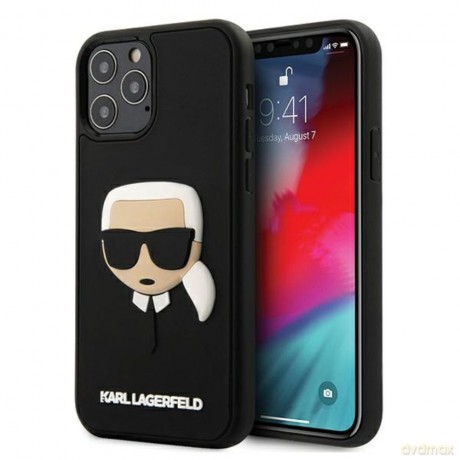 Karl Lagerfeld nakładka do Samsung Galaxy S21 KLHCS21SKH3DBK czarne hard case 3D Rubber Karl`s Head