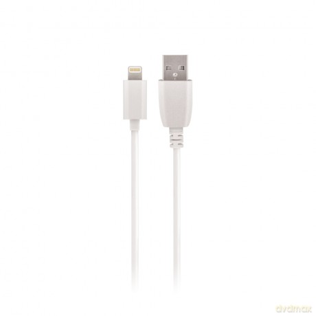 Maxlife kabel USB - Lightning 0,5 m 2A biały