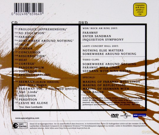 Apocalyptica: Reflections Reedycja [CD]+[DVD]