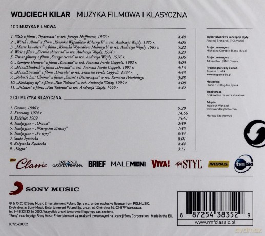Wojciech Kilar: Wojciech Kilar (Muzyka Filmowa i Klasyczna) (digipack) [2CD]