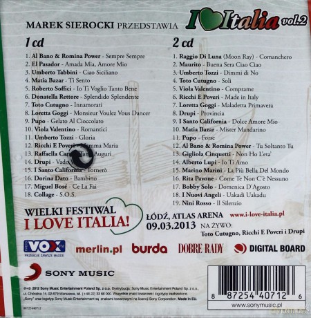 Marek Sierocki Przedstawia: I Love Italia 2 [2CD]