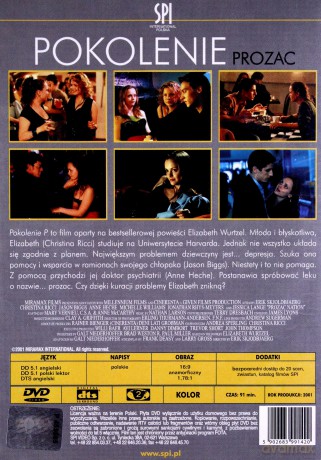 Pokolenie Prozac [DVD]