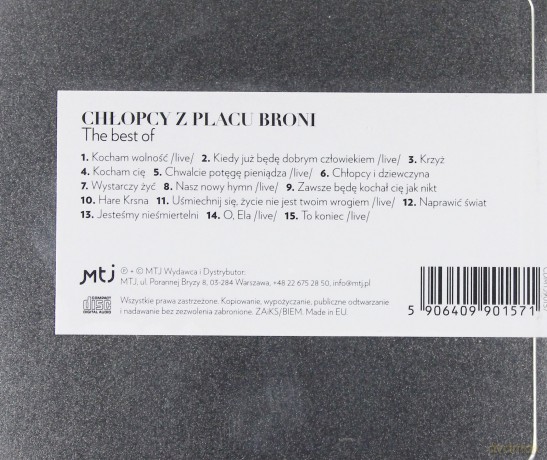 Chłopcy z Placu Broni: The best [CD]