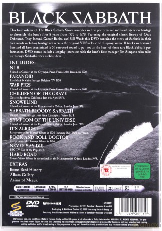 Black Sabbath: The Black Sabbath Story [DVD]