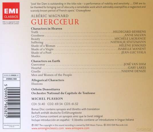 Plasson: Guercoeur [3CD]+[CD-ROM]