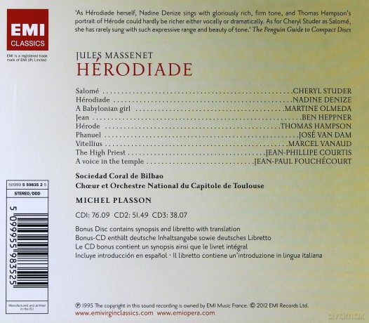Plasson: Herodiade [3CD]+[CD-ROM]
