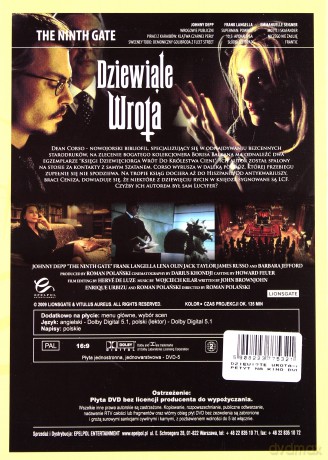 Dziewiąte wrota (Apetyt na kino) [DVD]