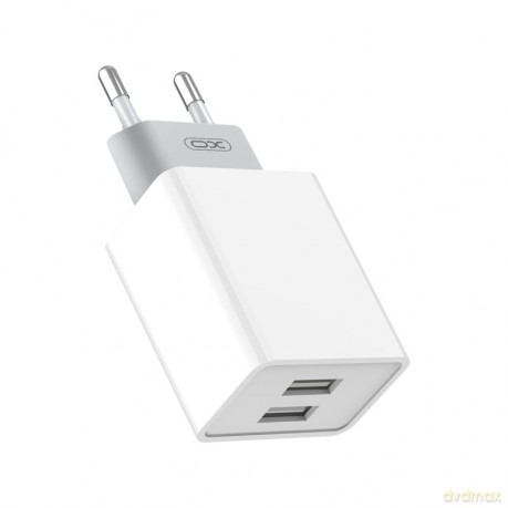 XO ładowarka sieciowa L65 2x USB 2,4A biała