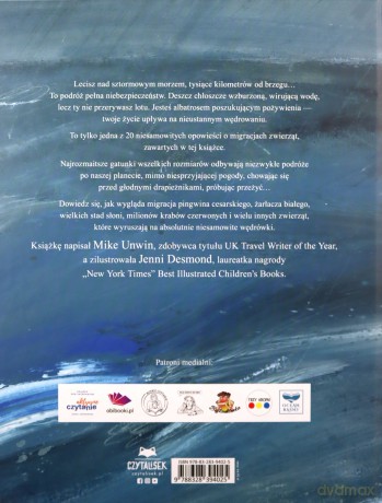 Migracje. Niezwykłe podróże zwierząt - Mike Unwin (Author), Jenni Desmond (Illustrator) [KSIĄŻKA]