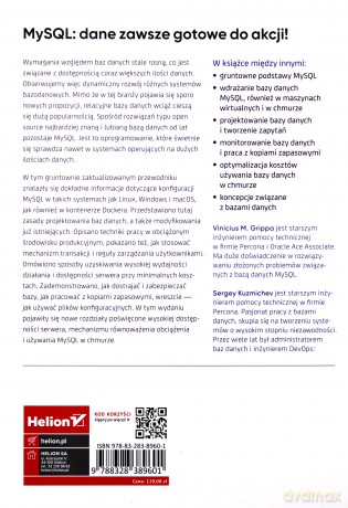 MySQL. Jak zaprojektować i wdrożyć wydajną bazę danych - Vinicius M. Grippa, Sergey Kuzmichev [KSIĄŻKA]