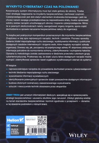 Upoluj cyberprzestępcę. Przewodnik dla hakerów prowadzących śledztwa online - Vinny Troia [KSIĄŻKA]