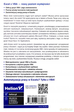VBA dla Excela 2021 i 365 PL. 234 praktyczne przykłady - Witold Wrotek [KSIĄŻKA]