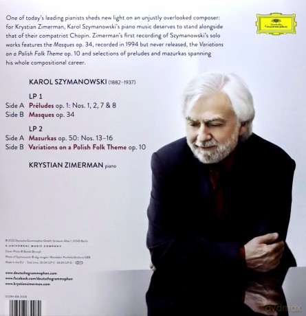 Krystian Zimerman: Karol Szymanowski: Piano Works [2xWinyl]