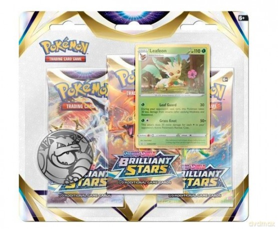 Brillant Stars 3pack B. Leafeon [KARTY]