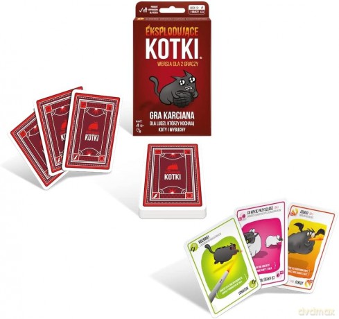 Eksplodujace Kotki Wersja dla 2 graczy [KARTY]