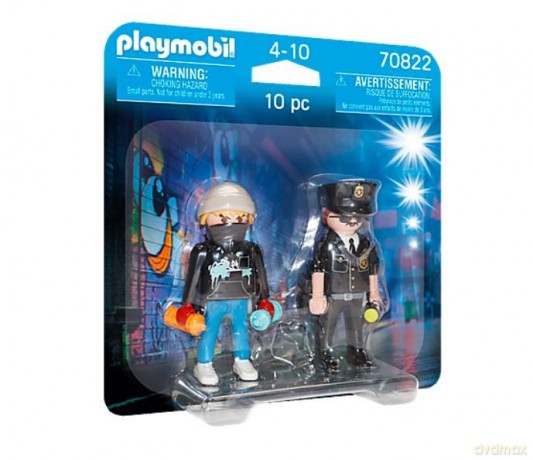 Figurki Duo Pack 70822 Policjant i grafficiarz