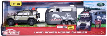 Pojazd Majorette G.S. Rover Zestaw dżokeja 25 cm