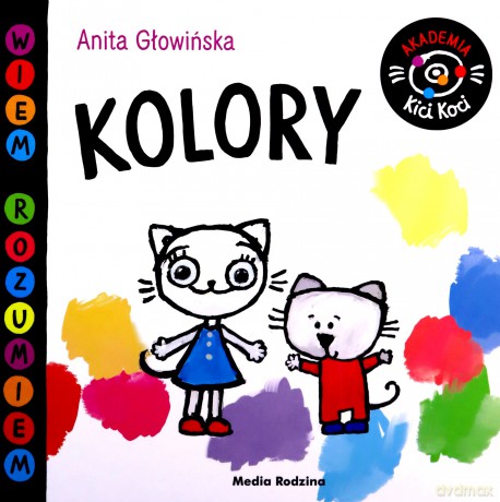 Akademia Kici Koci.Kolory - Anita Głowińska [KSIĄŻKA]