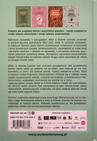 Alicja w Krainie Czarów - Carroll Lewis [KSIĄŻKA]