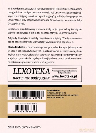 Konstytucja Rzeczypospolitej Polskiej ze schematami - Marta Derlatka [KSIĄŻKA]