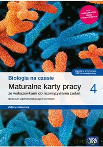 Nowe biologia na czasie karty pracy maturalne 4 dla liceum i technikum zakres rozszerzony - Bartłomiej Grądzki, Agnieszka Krotke, Anna Tyc [KSIĄŻKA]