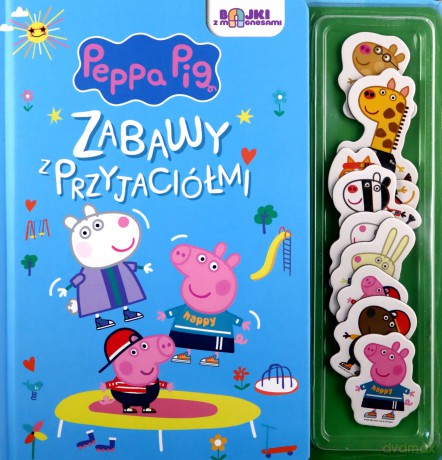 Peppa Pig. Bajki z Magnesami cz. 2 Zabawy z przyjaciółmi [KSIĄŻKA]