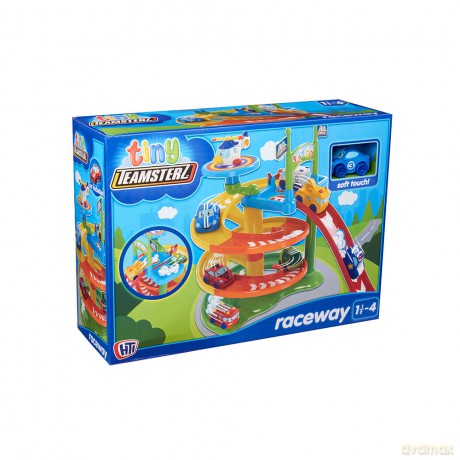 Flota Miejska Tiny Zjeżdżalnia z autkiem