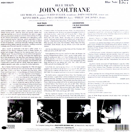 John Coltrane: Blue Train (Mono Version) [Winyl]